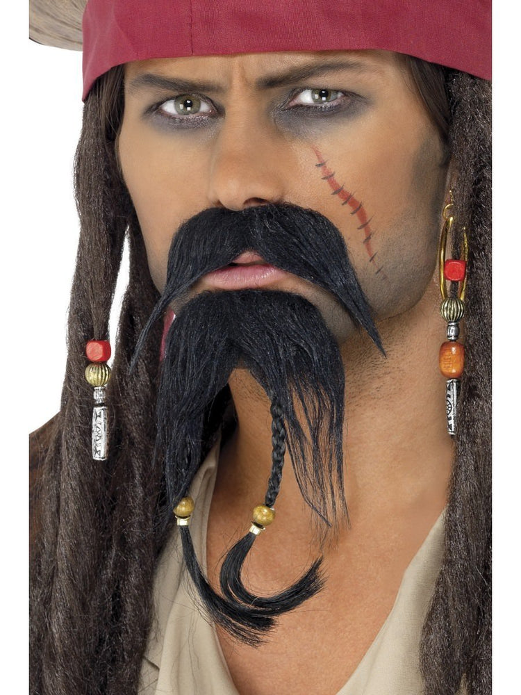 Pirate Tash&Beard Set