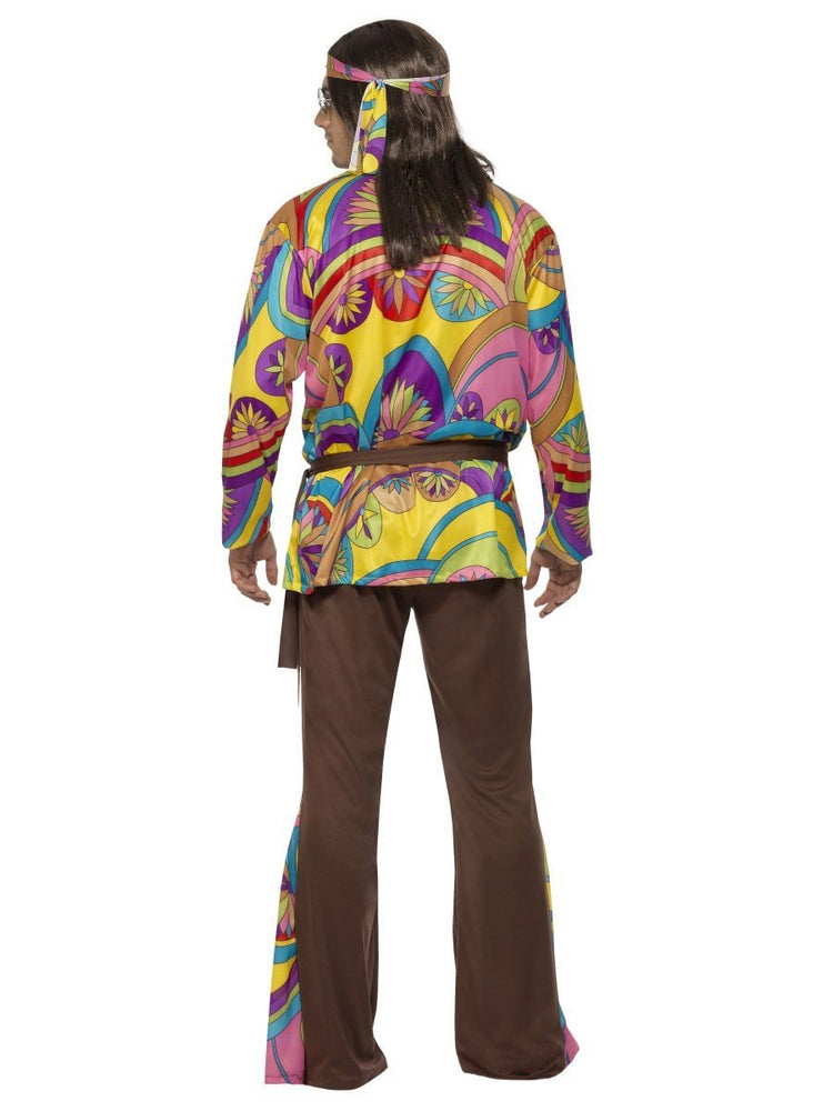 Psychedelic Hippie Man Costume - M