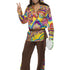 Psychedelic Hippie Man Costume - M