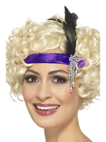 Purple Satin Charleston Headband48071