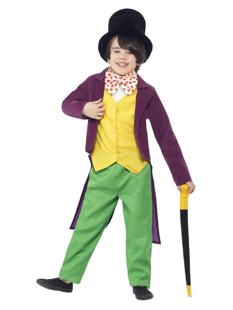 Willy Wonka Roald Dahl Costume, Child