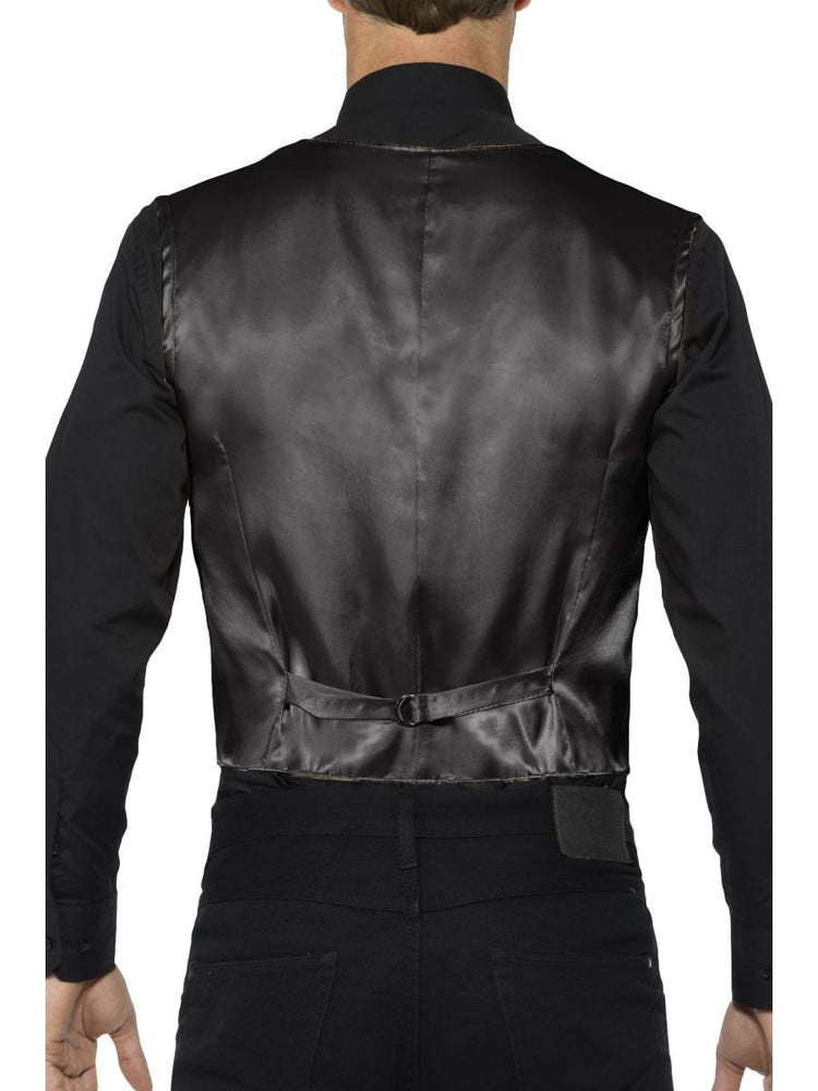 Sequin Waistcoat, Black