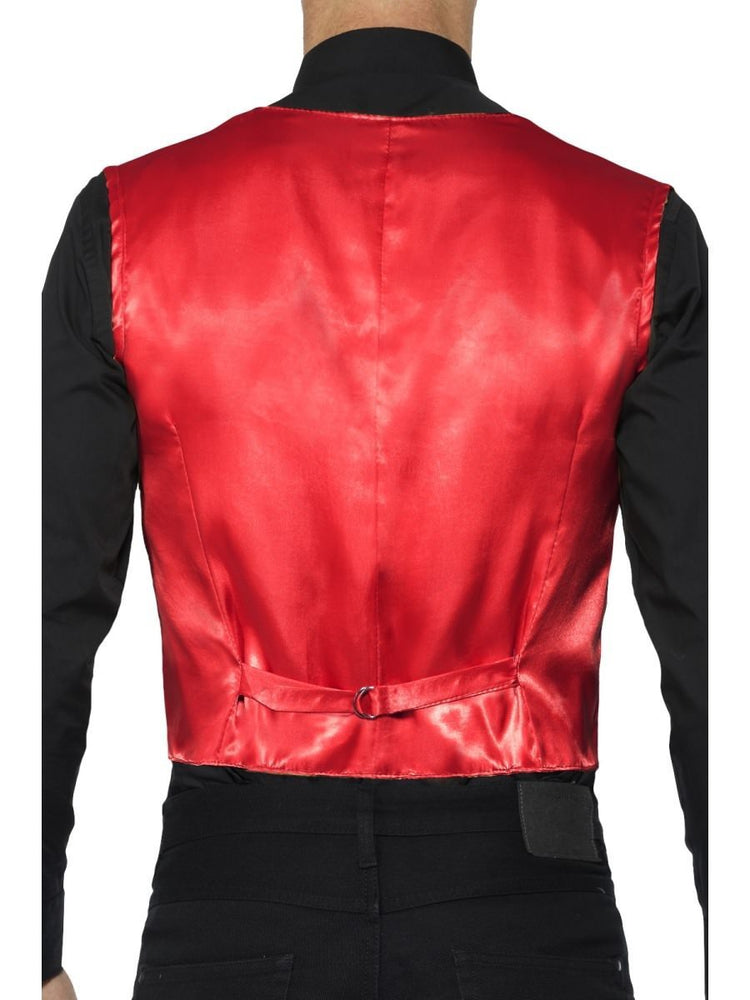Sequin Waistcoat, Red