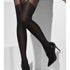 Black Tights with Suspender Print