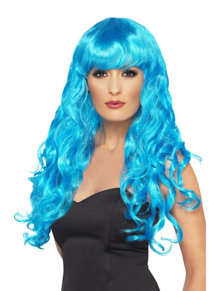 Smiffys Siren Wig, Blue - 42260