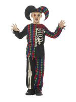 Smiffys Skeleton Jester Costume - 48204