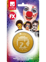 Smiffys Make-Up FX, on Display Card, Metallic Gold47039