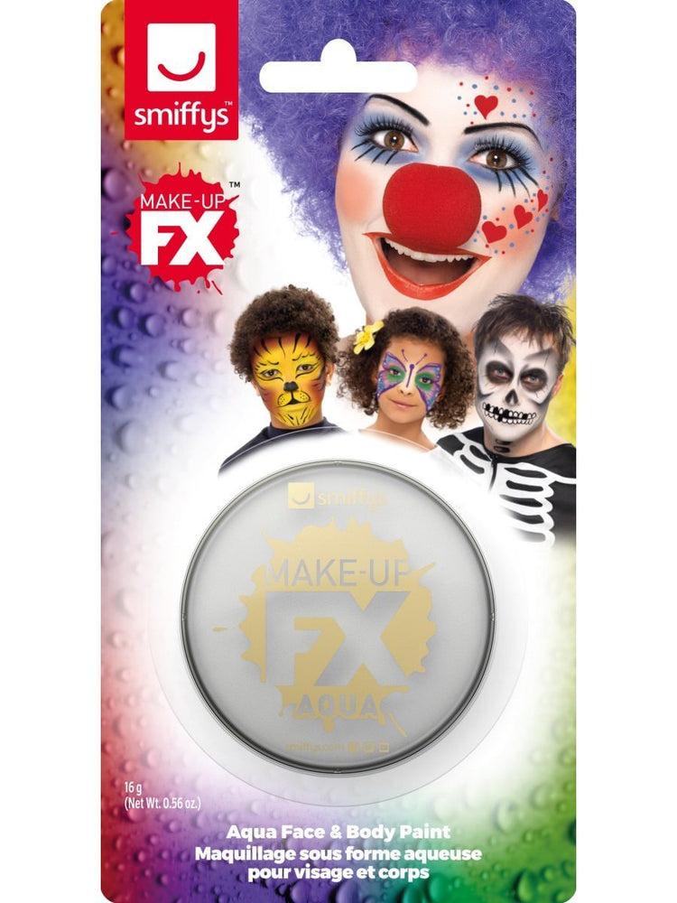 Smiffys Make-Up FX, on Display Card, Metallic Silver47040