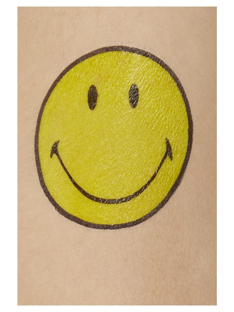 Smiffys Smiley Transfer Tattoos - 52325