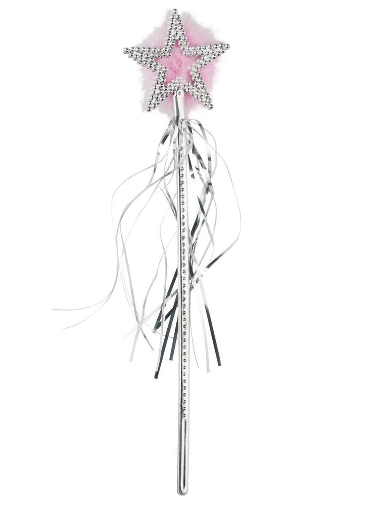 Fairy Wand Silver star, marabou