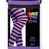 Tights Striped, Purple & Black