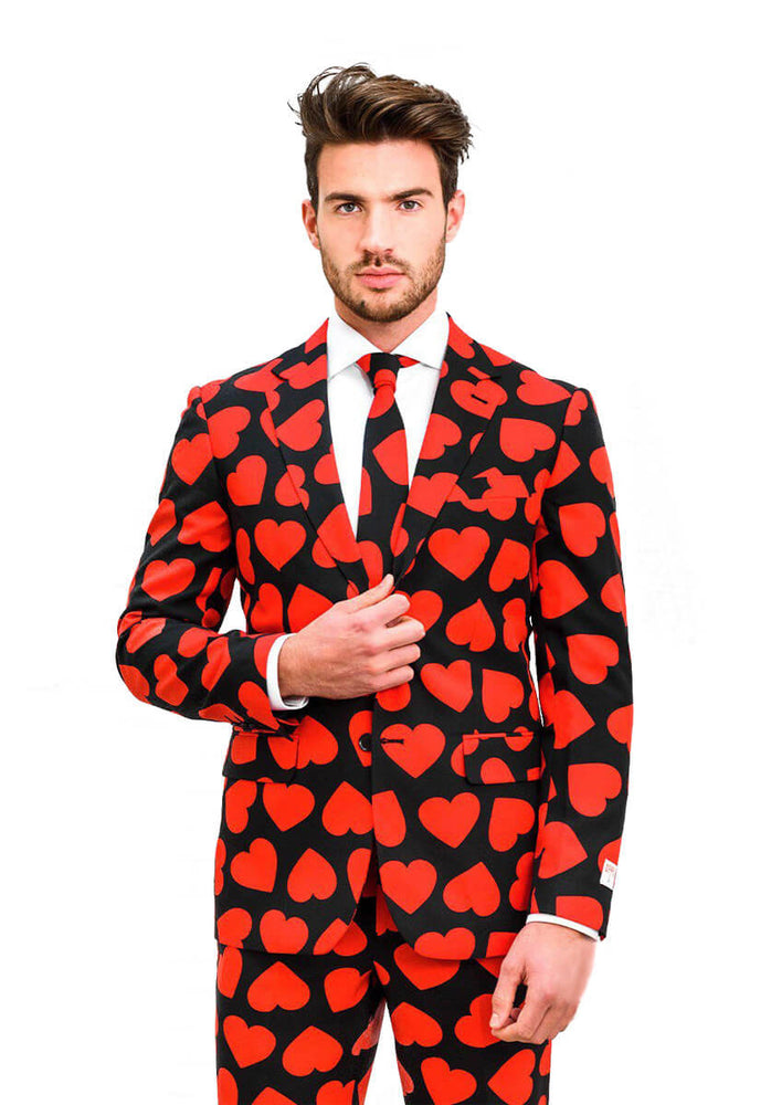 Opposuits King of Hearts, Slim-Fitted Adult Suit