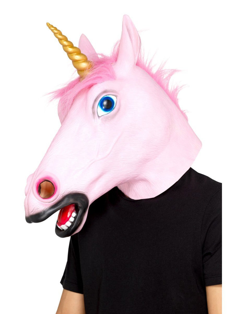 Smiffys Unicorn Latex Mask - 48874