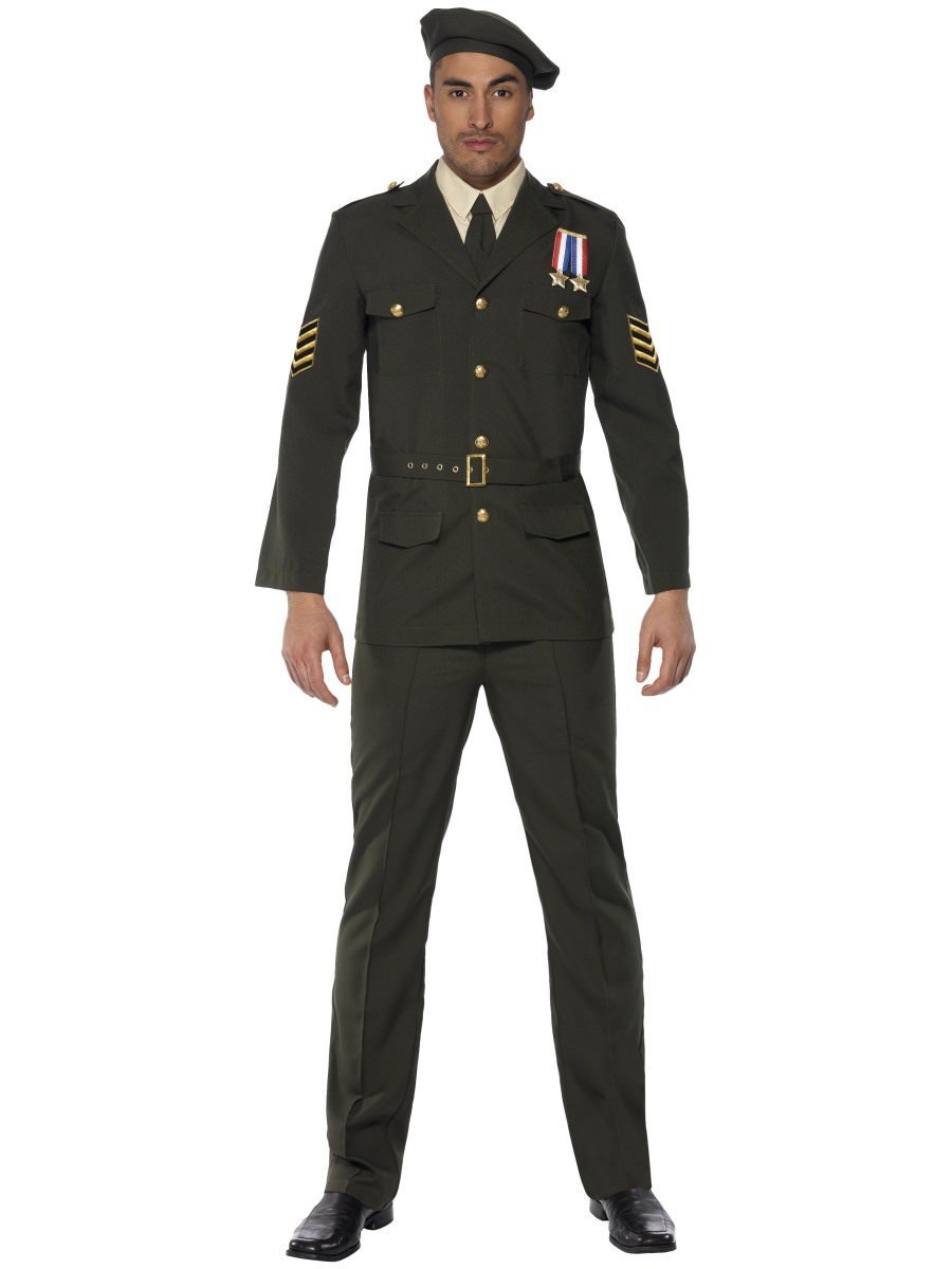Mens Wartime Officer Costume