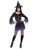 Smiffys Witch Costume, Black & Purple - 32367
