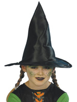 Witch Hat Childs Black Fabric