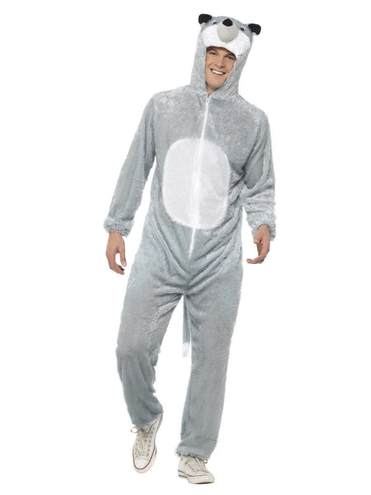Smiffys Wolf Costume, includes Jumpsuit with Hood - 31673
