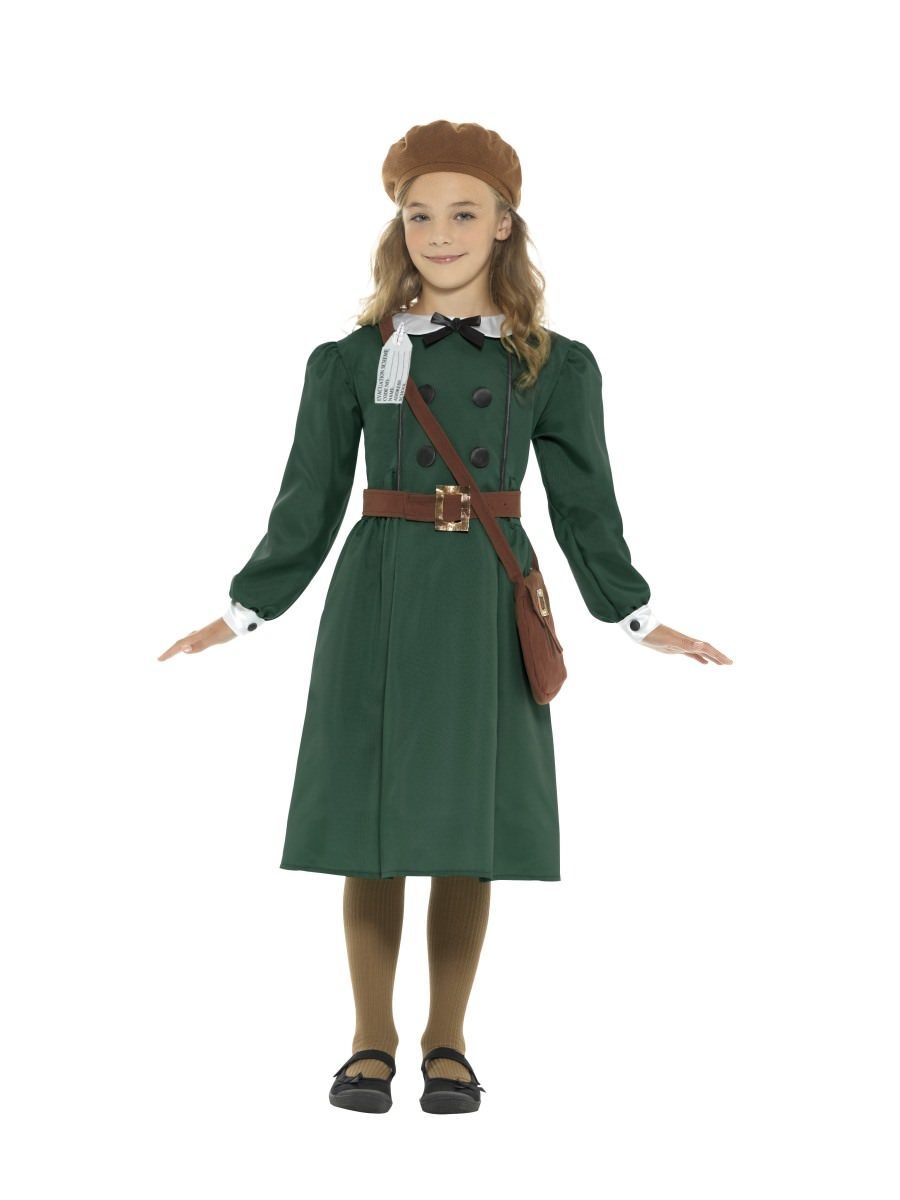 WW2 Girls Evacuee Costume, Child