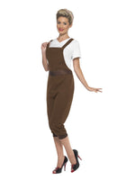 WW2 Land Girl Costume, Brown43038