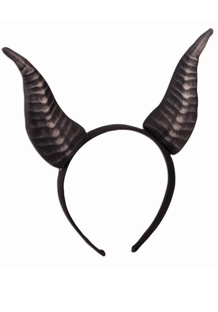 Demon horns Headband Black