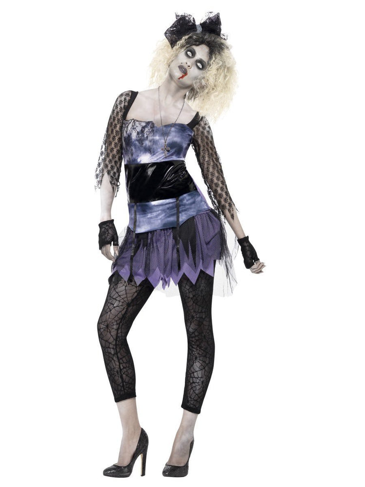 Smiffys Zombie 80s Wild Child Adult Women's Costume - 44367