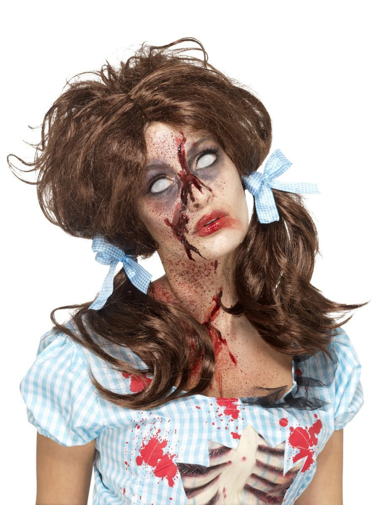Smiffys Zombie Bloody Country Girl Wig - 46857