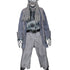 Deluxe Zombie Ghost Pirate Costume, Top, Trousers - M