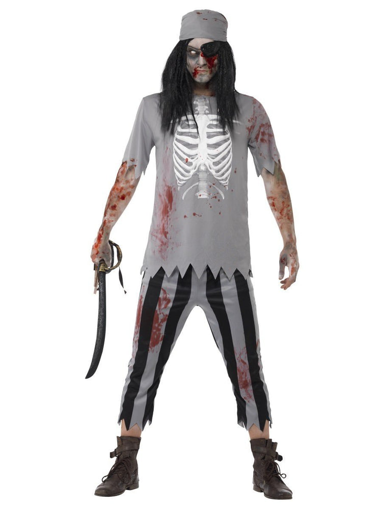 Zombie Pirate Costume - S