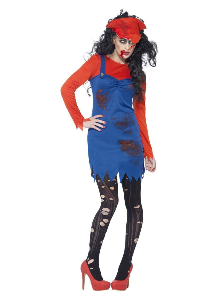 Smiffys Zombie Plumber Adult Women's Costume - 44364